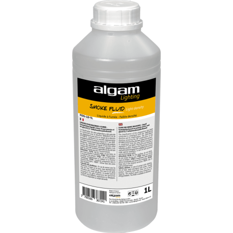 Algam Lighting FOG LD 1L liquide pour machine à fumée Densité faible  bidon 1 litre
