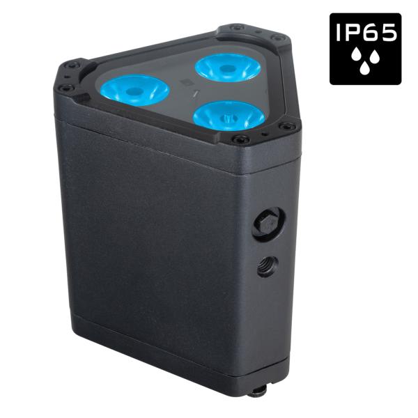 BRITEQ BTI-TRUSSLITE Projecteur PAR LED compact 3x 10W 10°  RGBL DMX sans fil IP65 événementiel 