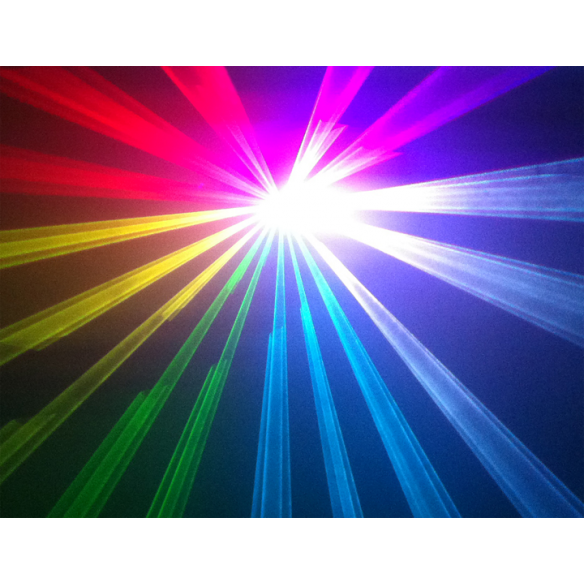 IBIZA Light SCAN 500 RGB Laser d'animation avec DMX 500mW RVB