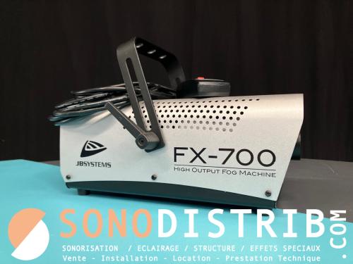 🚨DESTOCKAGE🚨 OCCASION 🚨 Suite renouvellement de notre parc de matériel  ✅ Machine à fumée JB SYSTEMS FX-700 + télécommande filaire (article discontinué)  ✅ Tarif : 65€ TTC - TVA 20% (au lieu de 129€ TTC prix public conseillé neuf) - Prix non négociable  ✅ Matériel de location, Bon état général, Parfait état de fonctionnement  ✅ Pas de vente à distance, pas d'expédition, pas de réservation : 1ier arrivé = 1ier servi