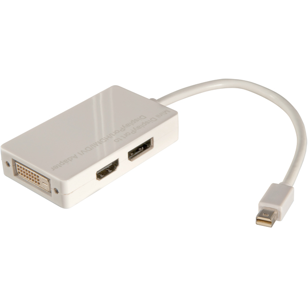 LINDY Adaptateur Vidéo Mini DisplayPort mâle vers HDMI ou DVI-D Femelle