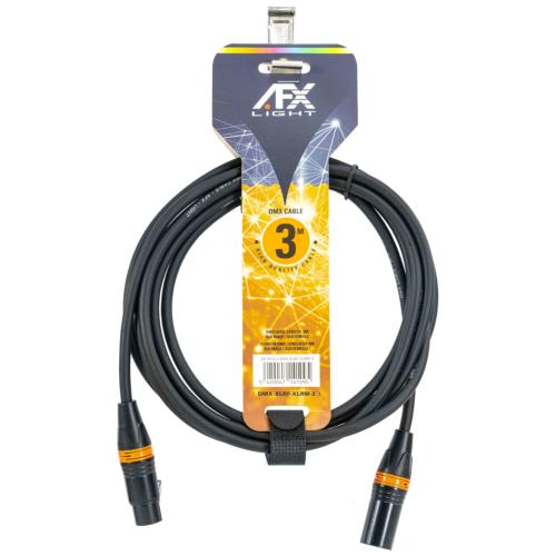 AFX Light Câble DMX XLR mâle / femelle 3 broches - longueur 03m