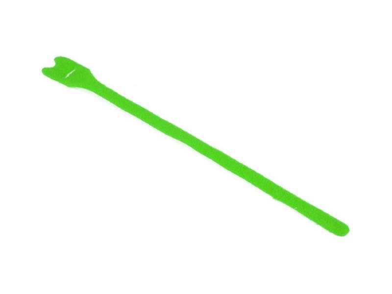 Attache velcro pour câble 25mm x 300mm - coloris vert