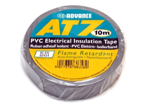 ADVANCE Adhésif PVC TAPE 15mm x 10m coloris gris AT7