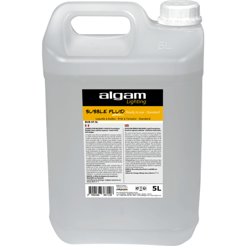 ALGAM LIGHTING BUB-ST-5L Liquide pour machine à bulles  5L