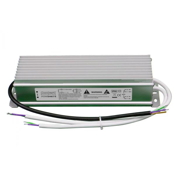 Alimentation Ruban LED 24VDC 150W max. - IP65 - 2 sorties POW246IP2