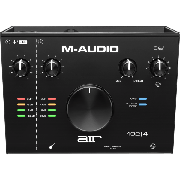 M Audio AIR192X4 interface audio carte son 1 entrée micro + 1 entrée instrument USB-C