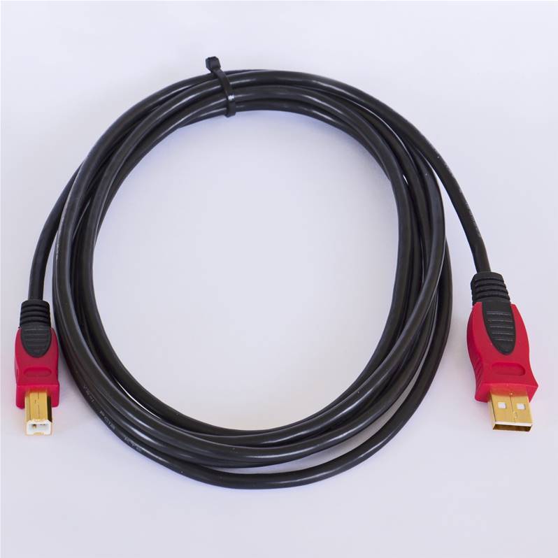 JB SYSTEMS USB 2 A-B 2M Câble USB2-A mâle <> USB2 B mâle - 2m