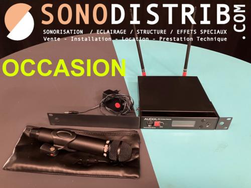 🚨DESTOCKAGE🚨 Modèle d'occasion  🚨 ✅ AUDIX AP61 VX5 - micro main sans fil HF comprenant: 1x émetteur main micro AUDIX H60 statique - 522-566Mhz 1x récepteur AUDIX R61 - 522-566Mhz + alim 2x antennes 522-566Mhz 1x Pince micro + pochette 1x Kit de rackage 19" ✅ Tarif : 480€ TTC - TVA 20% - Prix non négociable (au lieu de 1369€ TTC prix public conseillé neuf complet ) ✅ Matériel d'occasion, Bon état général, Parfait état de fonctionnement ✅ Pas de vente à distance, pas d'expédition, pas de réservation, pas d'échange : 1ier arrivé = 1ier servi